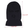 Kép 4/7 - 3 lyukas airsoft paintpall kommandós álarc, símaszk - vastag