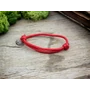 Kép 1/2 - Kabbala védelmező vörös paracord bébi karkötő