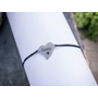 Kép 4/5 - Örökké acél szív medálos MiniM nanocord karkötő