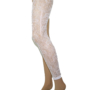 Kép 1/3 - SISTERS POINT női leggings, kellemes fehér színvilággal, FLOWERS-1 modell