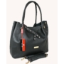 Kép 2/3 - PIERRE CARDIN női nagy méretű táska fekete színben 6361 RX18 modell