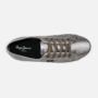 Kép 5/6 - PEPE JEANS női cipő sneaker, ezüst színben, ABERLADY LUXOR modell