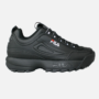 Kép 2/6 - FILA DISRUPTOR LOW férfi sportcipő sneaker, fekete színben, 1010262.12V modell