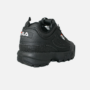 Kép 4/6 - FILA DISRUPTOR LOW férfi sportcipő sneaker, fekete színben, 1010262.12V modell