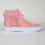 Kép 2/7 - VANS SK8-HI MOC SUEDE gyerek magasszárú sportos cipő sneaker, rózsaszín színben, VN-0 303I3V modell