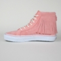 Kép 3/7 - VANS SK8-HI MOC SUEDE gyerek magasszárú sportos cipő sneaker, rózsaszín színben, VN-0 303I3V modell
