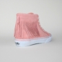 Kép 6/7 - VANS SK8-HI MOC SUEDE gyerek magasszárú sportos cipő sneaker, rózsaszín színben, VN-0 303I3V modell