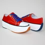 Kép 1/9 - BELLA női platform sneaker-piros 
