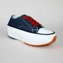 Kép 8/9 - BELLA női platform sneaker- farmerkék