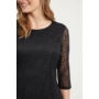 Kép 4/5 - VILA CLOTHES női elegáns ruha, kellemes fekete színvilággal, 14052293 modell