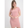 Kép 3/5 - VILA CLOTHES női ruha, kellemes rózsaszín fehér csíkos színvilággal, 14032604 modell