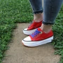 Kép 4/9 - BELLA női platform sneaker-piros 