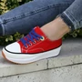 Kép 2/9 - BELLA női platform sneaker-piros 
