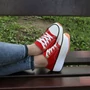 Kép 5/9 - BELLA női platform sneaker-piros 