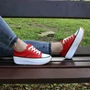 Kép 7/9 - BELLA női platform sneaker-piros 