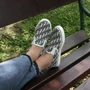 Kép 3/6 - ESTER női kényelmi cipő slip-one- fekete mintás