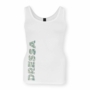 Kép 1/2 - Dressa Active terepmintás feliratos női pamut trikó - fehér 