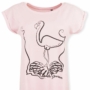 Kép 3/3 - Dressa flamingó mintás pamut pólóruha - rózsaszín