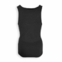 Kép 2/2 - Dressa Lines Tank Top mintás női pamut trikó - fekete