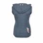 Kép 2/3 - Dressa ujjatlan női kapucnis póló - farmerkék