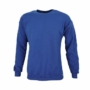 Kép 1/2 - Dressa Basic környakú pamut pulóver-kék