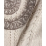 Kép 5/5 - DESIGUAL női kötött pulóver, krém színben, JERS_MAILA modell
