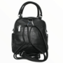 Kép 2/10 - SILVIAROSA női hátizsák, hátitáska és kézitáska-fekete SR6898