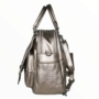 Kép 6/11 - SILVIAROSA női hátizsák, hátitáska és kézitáska-ezüst SR6898