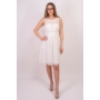 Kép 1/6 - VERO MODA női elegáns ruha, kellemes fehér színvilággal, 10193196 modell