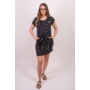 Kép 3/7 - VERO MODA női ruha, kellemes fekete csíkos színvilággal, 10198244 modell