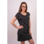 Kép 7/7 - VERO MODA női ruha, kellemes fekete csíkos színvilággal, 10198244 modell