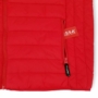 Kép 4/7 - Dressa Sport steppelt női könnyű tokba hajtható kapucnis dzseki - piros