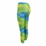 Kép 2/4 - Dressa Active mintás enyhén magasított derekú fitness leggings - zöld | S/M