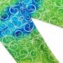 Kép 4/4 - Dressa Active mintás enyhén magasított derekú fitness leggings - zöld | S/M
