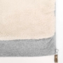 Kép 6/6 - Dressa Home cipzáros kapucnis sherpa bundás bélelt pulóver - melírszürke