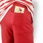 Kép 4/4 - Dressa csíkos női rövidnadrágos pamut pizsama - piros