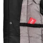 Kép 5/8 - Dressa Basic szőrmés kapucnis férfi téli parka kabát - fekete