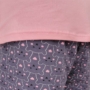 Kép 3/5 - Dressa Home Life macis rövid ujjú hosszú nadrágos női pizsama - rózsaszín