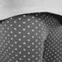 Kép 4/5 - Dressa Home rövid ujjú háromnegyedes mintás női pamut pizsama - szürke