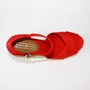 Kép 7/8 - TOMMY HILFIGER női éktalpú platform szandál-piros (több méretben)