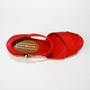 Kép 7/8 - TOMMY HILFIGER női éktalpú platform szandál-piros (több méretben)