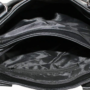 Kép 7/7 - SILVIO női PVC steppelt válltáska -fekete 12260