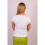 Kép 7/8 - PICASSO női rövid ujjú póló, felső -fehér (S/M)