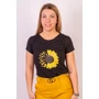 Kép 1/9 - SUNFLOWER női rövid ujjú póló, felső -fekete (S/M)