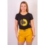 Kép 3/9 - SUNFLOWER női rövid ujjú póló, felső -fekete (S/M)