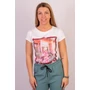 Kép 1/7 - PINK LADY női rövid ujjú póló, felső -fehér (S/M)