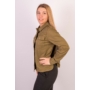 Kép 6/8 - S. OLIVER női átmeneti kabát, khaki színvilággal, 14.903.51.2300 modell