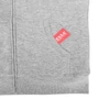 Kép 4/6 - Dressa Home cipzáros kapucnis sherpa bundás bélelt pulóver - melírszürke (S-XXL)