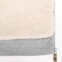 Kép 6/6 - Dressa Home cipzáros kapucnis sherpa bundás bélelt pulóver - melírszürke (S-XXL)
