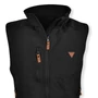 Kép 3/3 - Dressa Softshell vízálló férfi mellény polár béléssel - fekete (S-4XL)